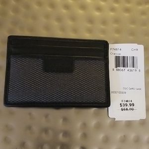 Coach Charcoal Brown  Card Case